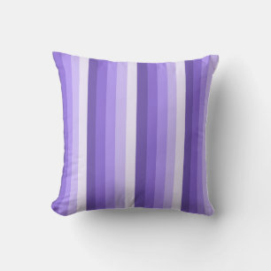 Coussin Bandes d'ombre violette