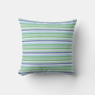 Coussin Bandes horizontales colorées