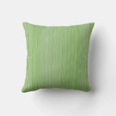 Coussin Bandes minces vert pâle et blanc (Verso)