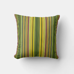 Coussin Bandes multicolores