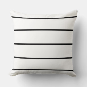 Coussin Bandes noires et blanches