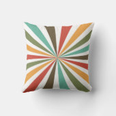 Coussin Bandes Rétro En Arrière - plan Transparent No 02 (Verso)