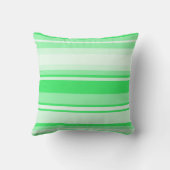 Coussin Bandes vert printemps (Verso)