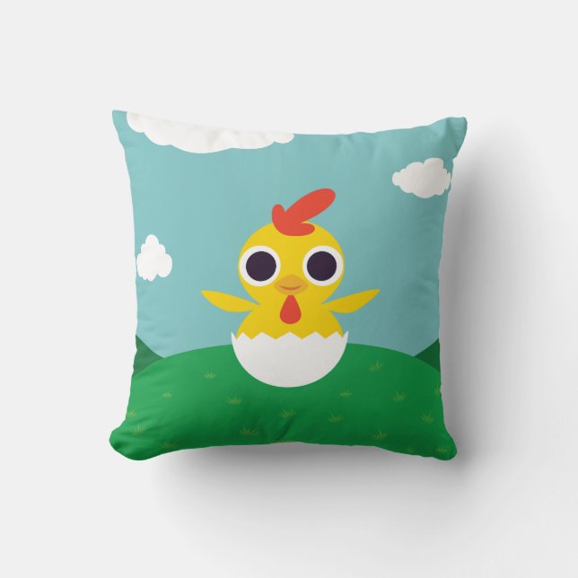 Coussin Bandit le poussin (Recto)