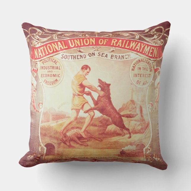 Coussin Bannière de la branche de Southend-sur-Mer de la (Recto)