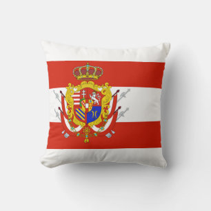 Coussin Bannière Grand-Duché de Toscane et armoiries La