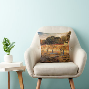 Coussin Banques de la Seine par Vincent van Gogh
