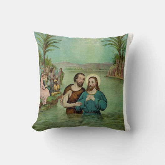 Coussin Baptême de Jésus-Christ (Recto)