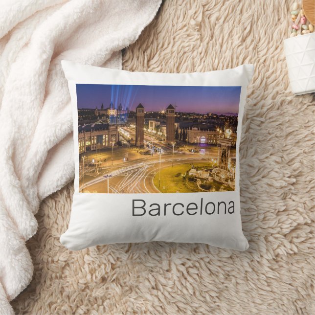 Coussin Barcelona Plaza de Espana Catalogne Espagne Couche (Couverture)