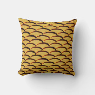Coussin 	bardeaux jaunes