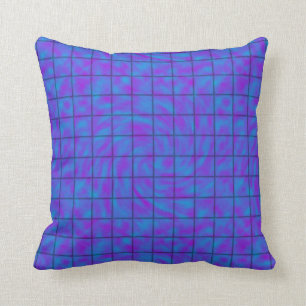 Coussin Barre de chocolat bleue/pourpre
