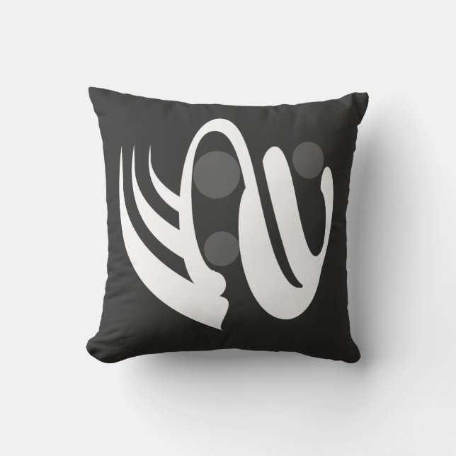 Coussin Barre géométrique abstraite (Recto)
