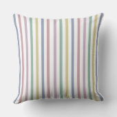 Coussin Barres de bonbons rétro (Verso)
