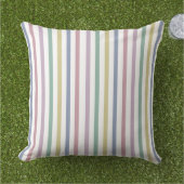 Coussin Barres de bonbons rétro (Herbe)