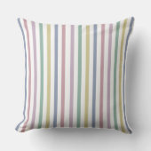 Coussin Barres de bonbons rétro (Recto)
