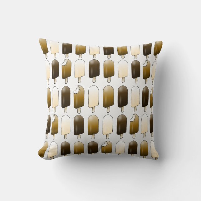 Coussin Barres de glace enrobées de chocolat (Recto)