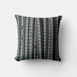 Coussin Barres en métal noir