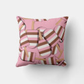 Coussin Bars À Crème Napolitaine 04-Sq Jetant L'Oreiller (Verso)