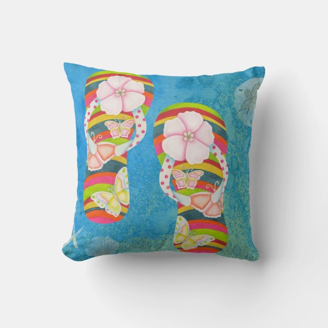 Coussin Bascules électroniques de papillon (Recto)