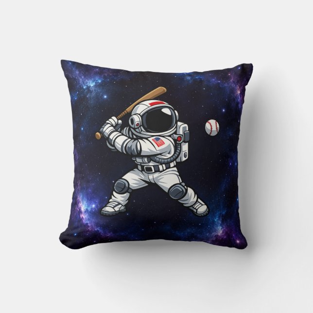 Coussin Baseball Astronaute (Recto)