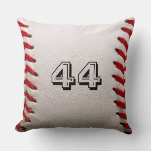 Coussin Baseball avec numéro personnalisable