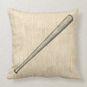 Coussin Baseball Bat Sports Art Design