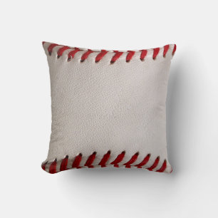 Coussin Baseball et Softball Classiques Couture Rouge