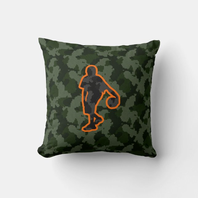 Coussin Basket-ball de Camo (Recto)