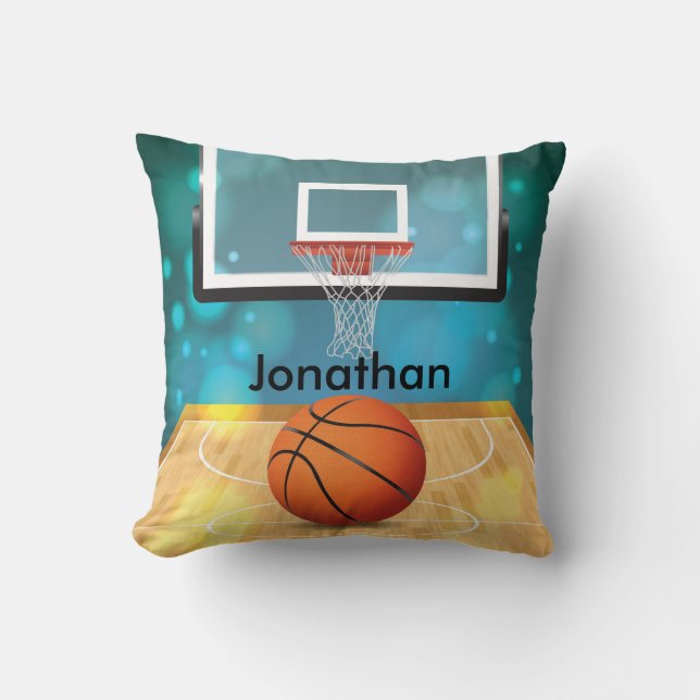 Coussin Basket-ball Design Jeu d'oreiller (Recto)