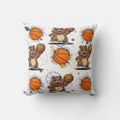 Coussin Basket-ball Kawaii Imprimer (Recto)