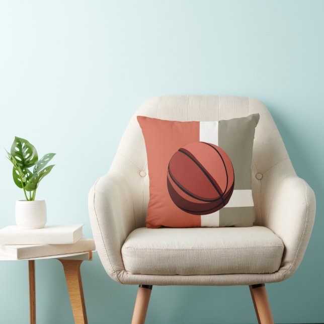 Coussin Basket Ball Sports (Chaise)