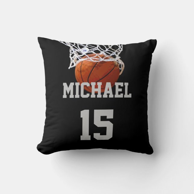 Coussin Basket-ball Votre nom (Recto)