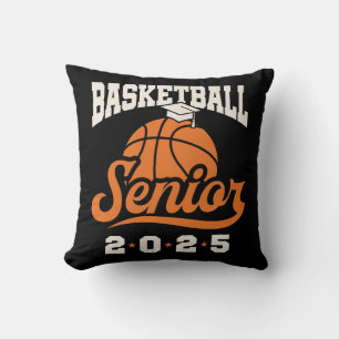 Coussin Basketball de classe supérieure de 2025 Graduation