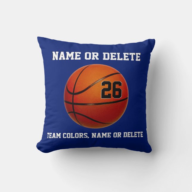 Coussin Basketball Jetball Jeu d'oreillers Vos Couleurs 3  (Recto)