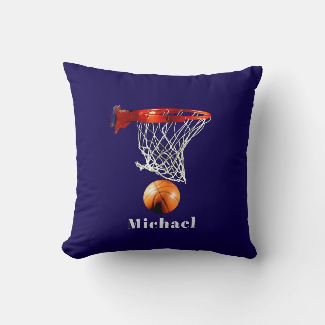 Coussin Basketball Replace with Your Name (Recto)