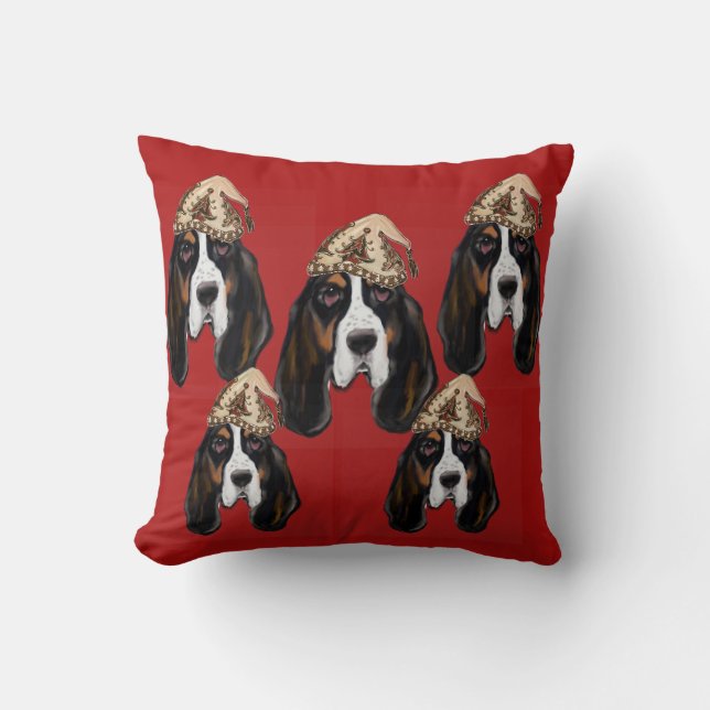 COUSSIN BASSET HOUND   (Recto)
