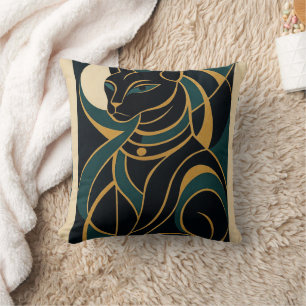 Coussin Bastet Chat Goddess Jeu d'oreiller