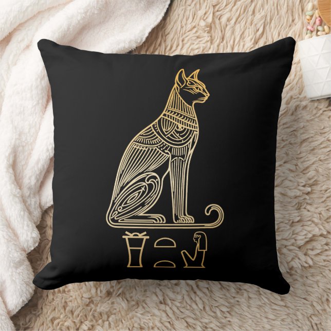 Coussin Bastet, déesse égyptienne des chats. Nom dans les  (Couverture)