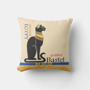 Coussin Bastet ou Bast. Déesse égyptienne