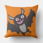 Coussin Bat d'Halloween (Recto)