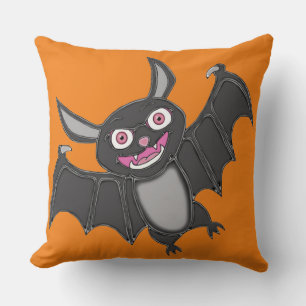 Coussin Bat d'Halloween