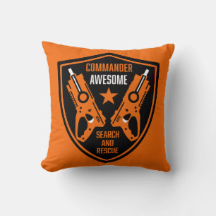 Coussin Bataille de pistolet à fléchettes pour enfants
