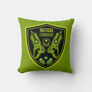 Coussin Bataille de pistolet à fléchettes pour garçons