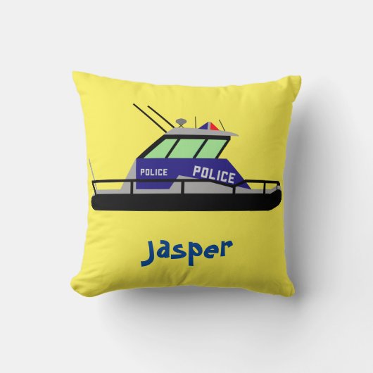 Coussin Bateau de patrouille (Recto)