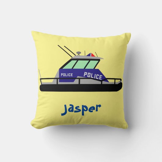 Coussin Bateau de patrouille (Recto)