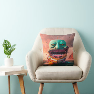 Coussin Bateau effrayant