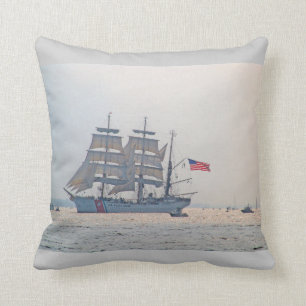 Coussin Bateau grand, bateau de tondeuse, voile, la garde