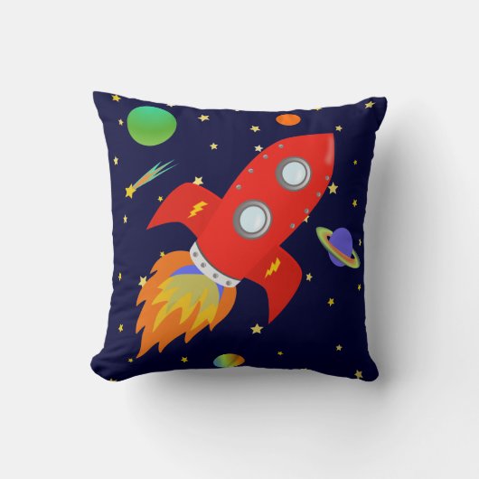 Coussin Bateau personnalisé de Rocket (Recto)