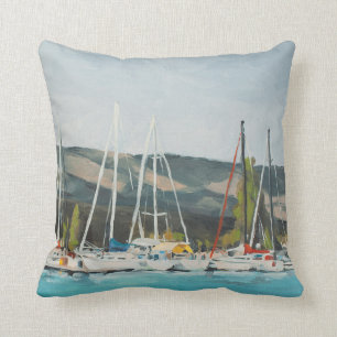 Coussin Bateaux à voile de lac bear