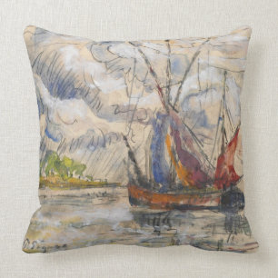 Coussin Bateaux de pêche à La Rochelle, c.1919-21